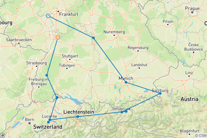 Carte du circuit Le pays des merveilles (Classique)