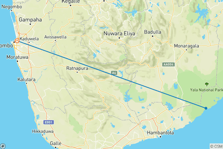Mapa de Exclusivo: Viaje de 3 días de luna de miel con Glamping