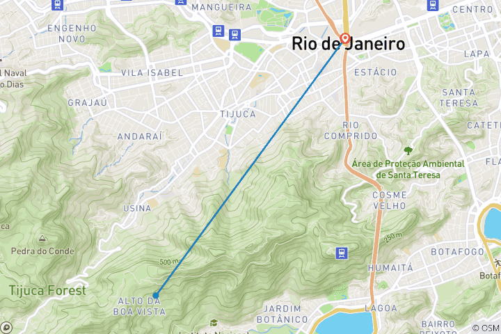 Map of Rio de Janeiro Starter Package – 4 Days