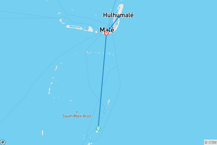 Carte du circuit L'expérience globale des Maldives