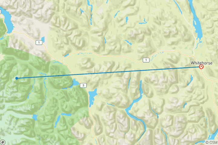Mapa de Latido del verano Ártico - aventura activa de verano