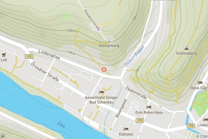 Carte du circuit Parc national de la Suisse saxonne - gorges profondes & rochers étranges (7 jours)