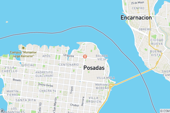 Karte von San Juan Poriahu - Ibera Sumpfgebiet in Argentinien (4 Tage)
