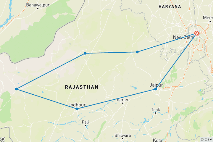 Kaart van Rajasthan onthuld