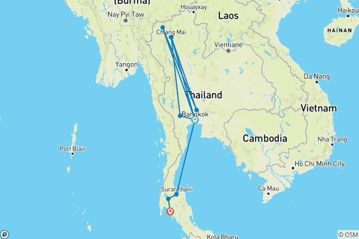 Map of Total Thailand