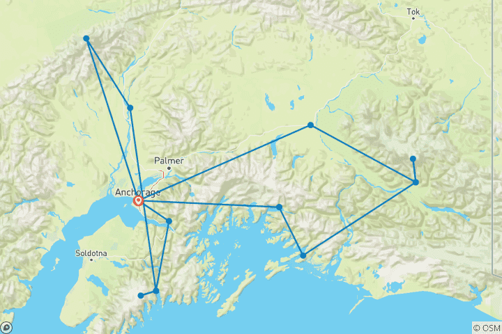 Carte du circuit Ultimate Active Alaska