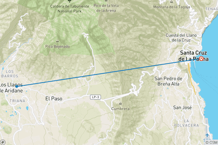 Map of La Palma Special (8 days)