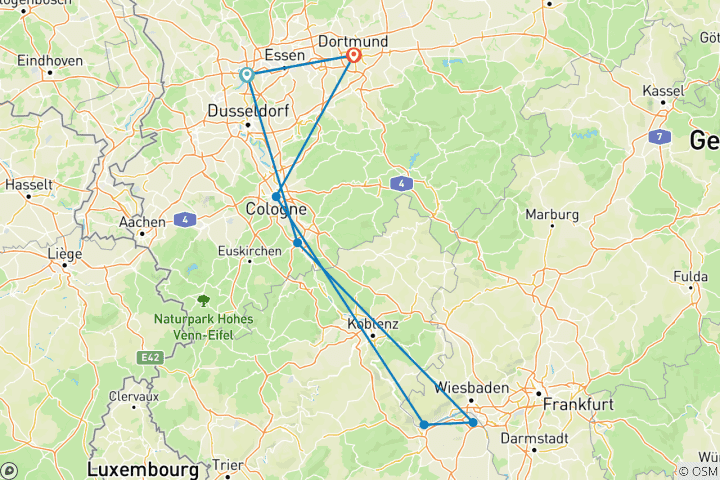 Karte von Rhein Städtezeit im Winter 2027