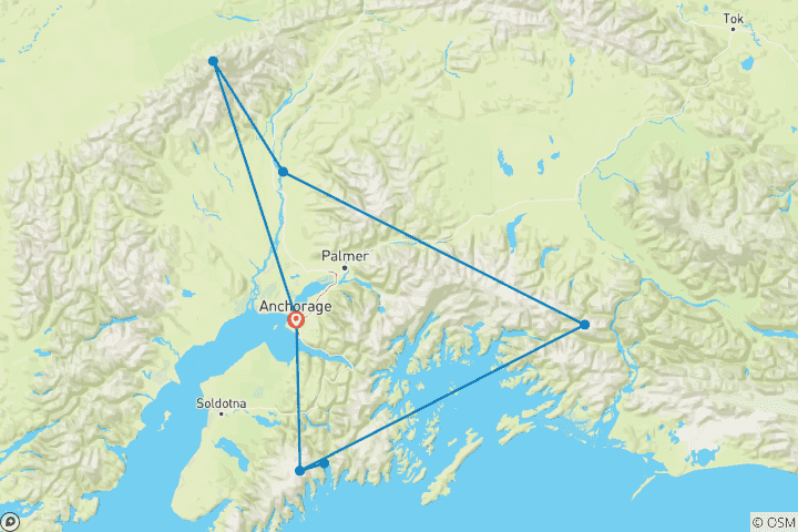 Map of Alaska Discovery
