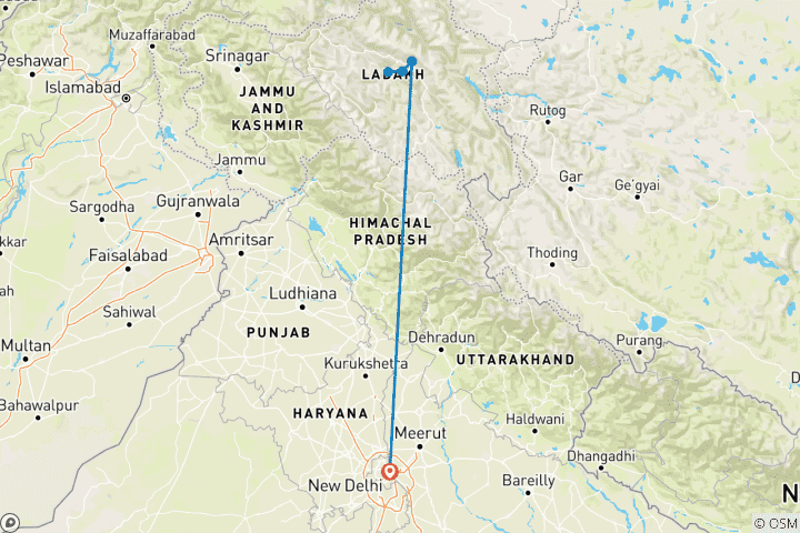 Map of Das Phantom der Berge