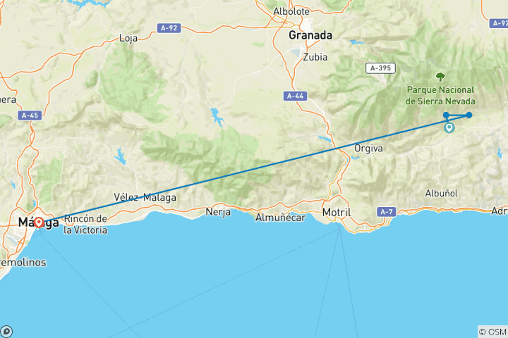 Karte von Wandern in der Blüte