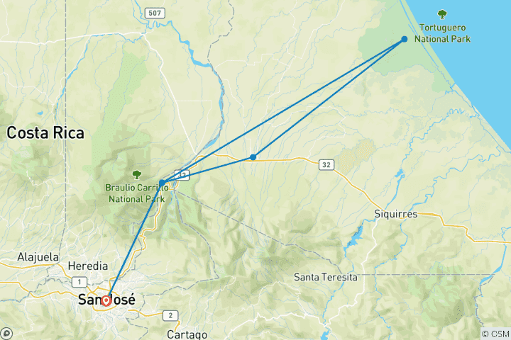 Karte von Karibik total