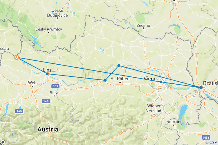 Karte von Donau Erlebnis 2026