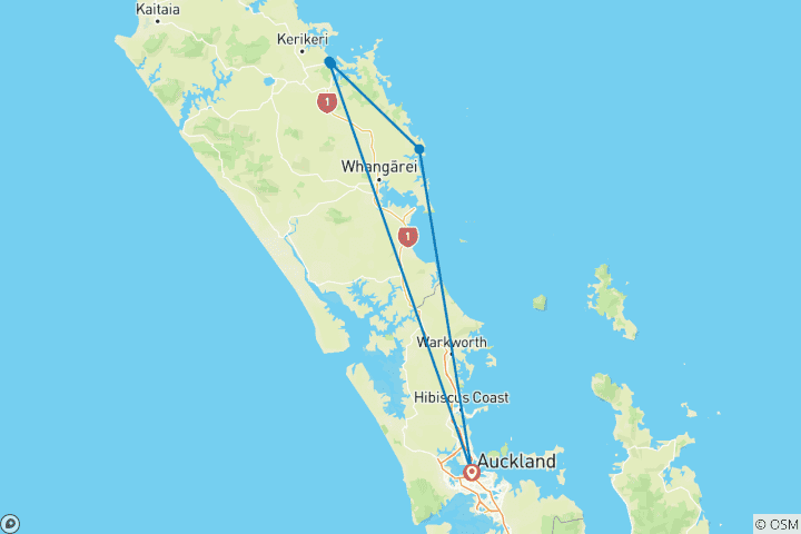 Map of Enchanting Northland