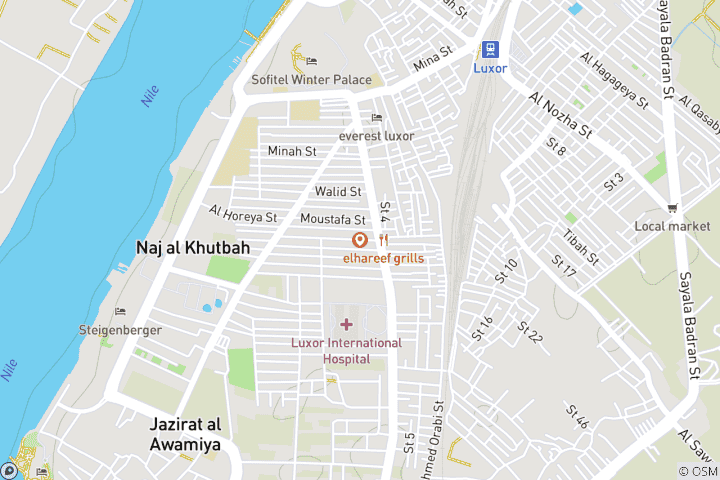 Karte von Privatreise zu den Tempeln von Karnak und Luxor von Luxor