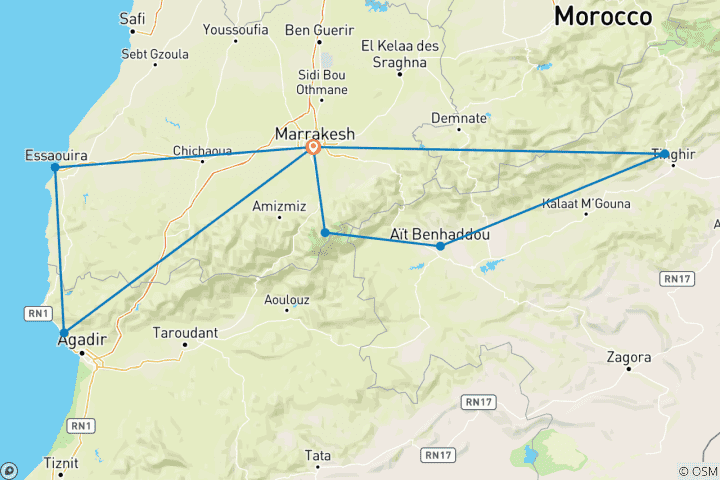 Map of Real Morocco