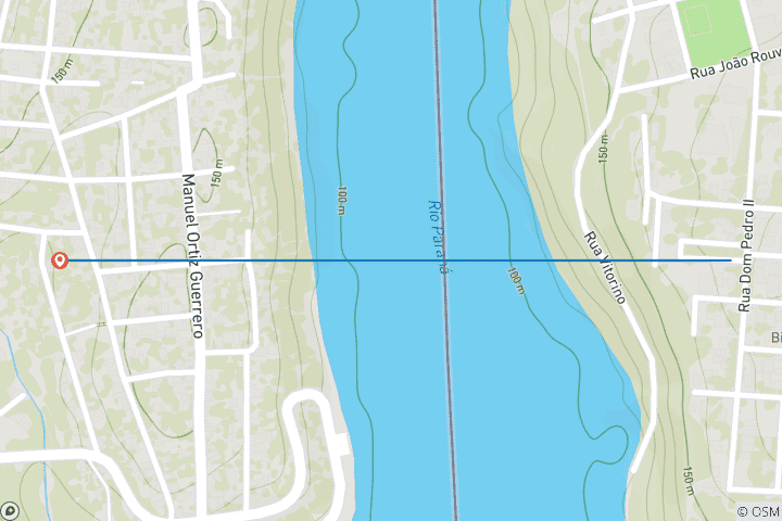 Carte du circuit 2 jours aux chutes d'Iguazu avec billet d'avion en option au départ de Buenos Aires