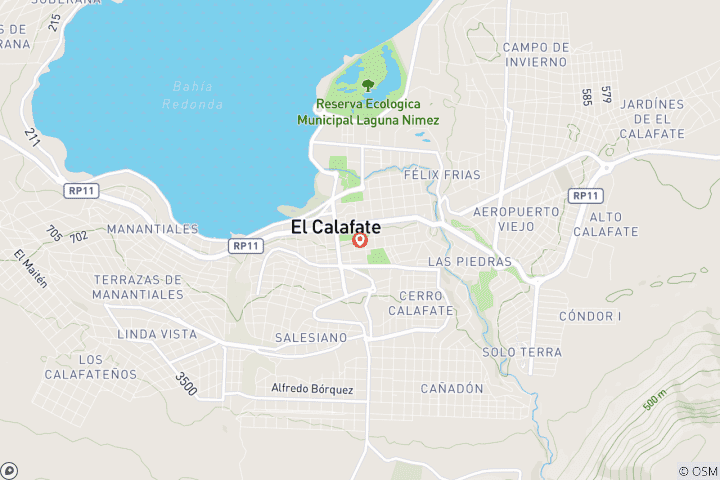 Karte von Argentinien - El Calafate Express - 4 Tage