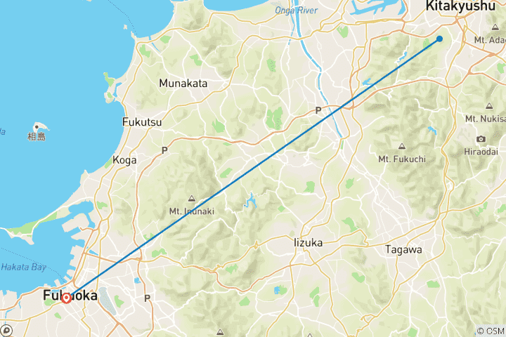 Mapa de 5 Días de Viaje Explorando Fukuoka y el Norte de Kyushu(Circuito Familiar Privado )- Umetravel