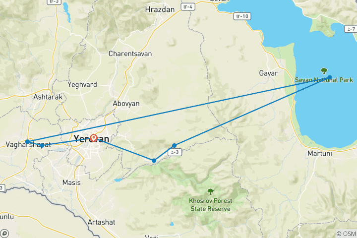 Karte von Eriwan Weintage 06-09/06/2026