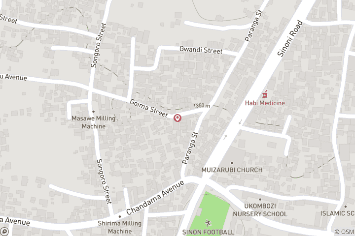 Map of Day Trip to Serval Wildlife Sanctuary from Arusha