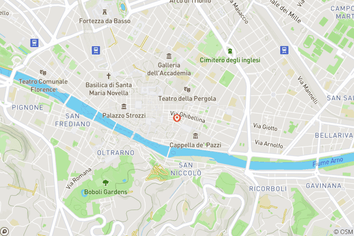 Karte von Florenz: Kunst & Oper - Flucht