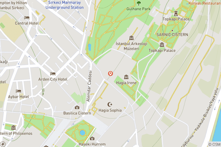 Map of Private 4 Days Highlights of Istanbul, Exclusive Guide and Driver