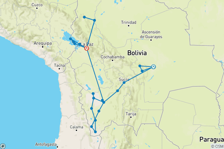 Map of BOLIVIA TOTAL