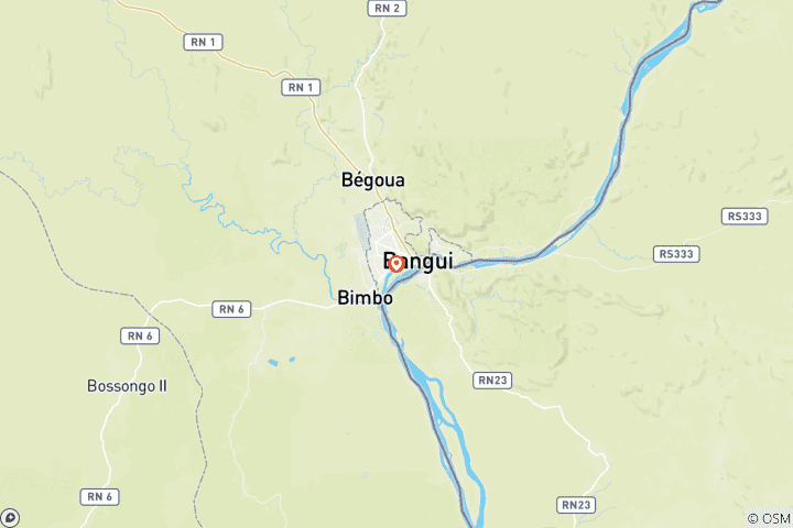 Kaart van Reis naar het Bosbasiskamp 6 Dagen