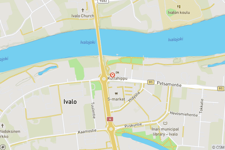 Karte von Lappland Deluxe - 4 Nachte