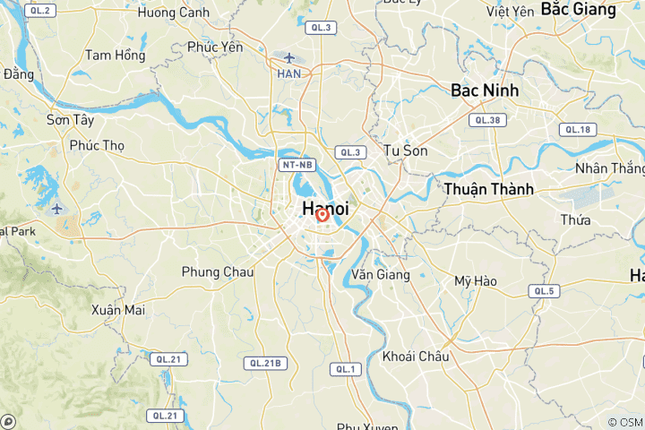 Mapa de Taller de Café Auténtico de Hanoi: Aprende 6 infusiones tradicionales y 8 recetas locales