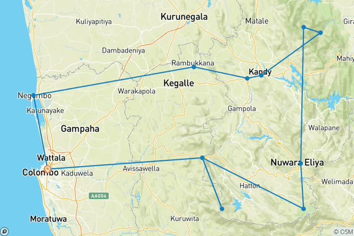 Map of Exploring the Knuckles Mountain Range