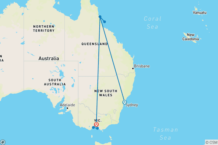 Map of Classic Australia