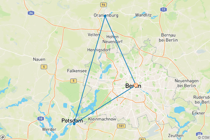 Map of Berlin in 5 Days: From Sachsenhausen to Potsdam & Beyond