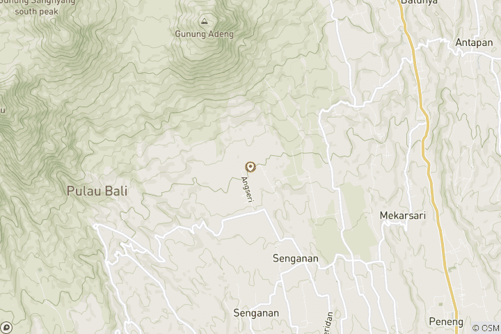 Karte von Zeitlose Bali-Flucht in 5 Tage - Private