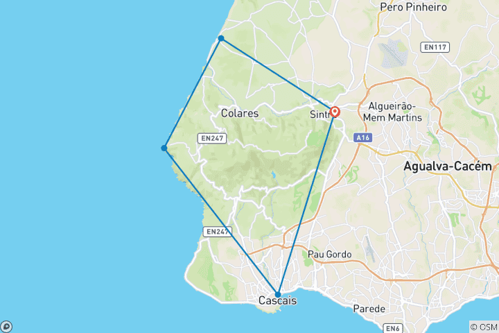 Carte du circuit La fabuleuse Sintra