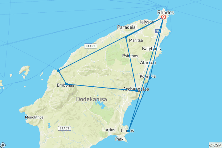 Mapa de Rodas enamorada