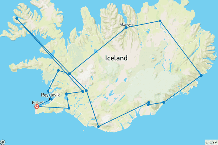 Map of Icelandic Ring: Where Magic Becomes Reality