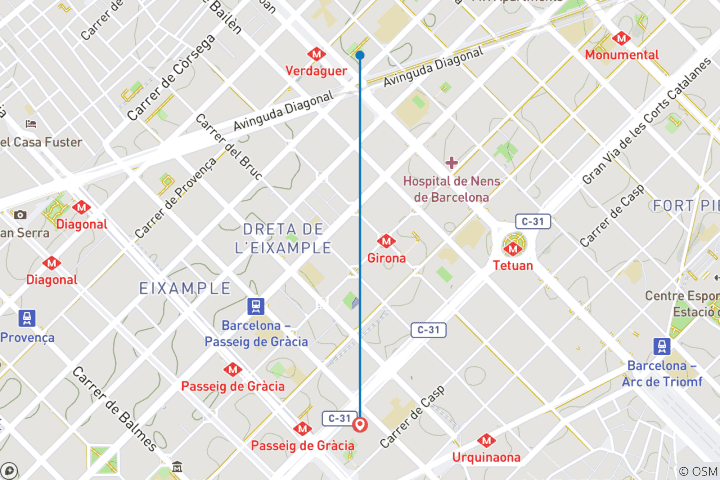 Map of Barcelona Weekend Trip by @officialxlinda