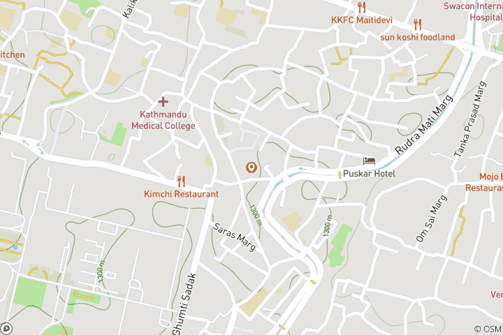 Carte du circuit 5 jours d'aventure familiale au Népal avec vol en montagne (guide et chauffeur privés)Family Tour - Customizable