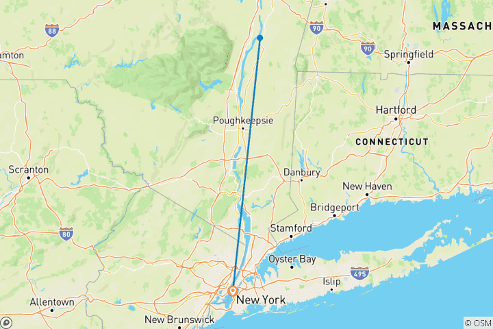 Map of New York City: Relaxed City break Experience