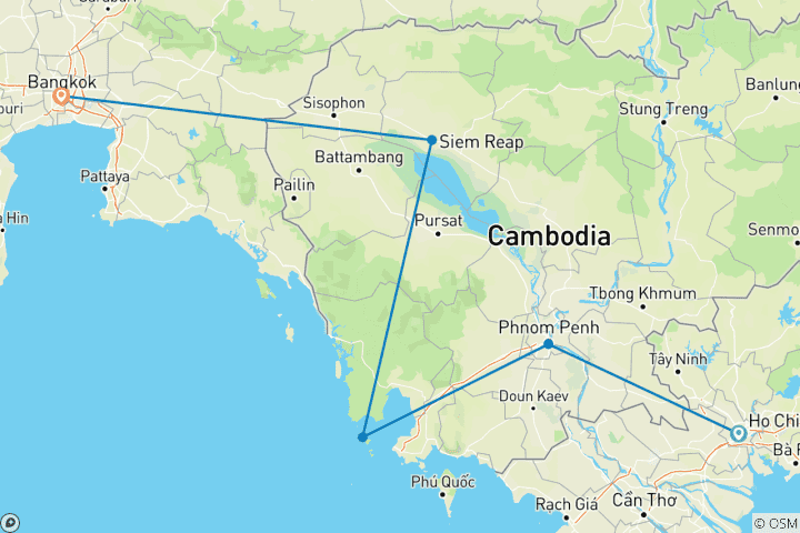 Map of Real Cambodia