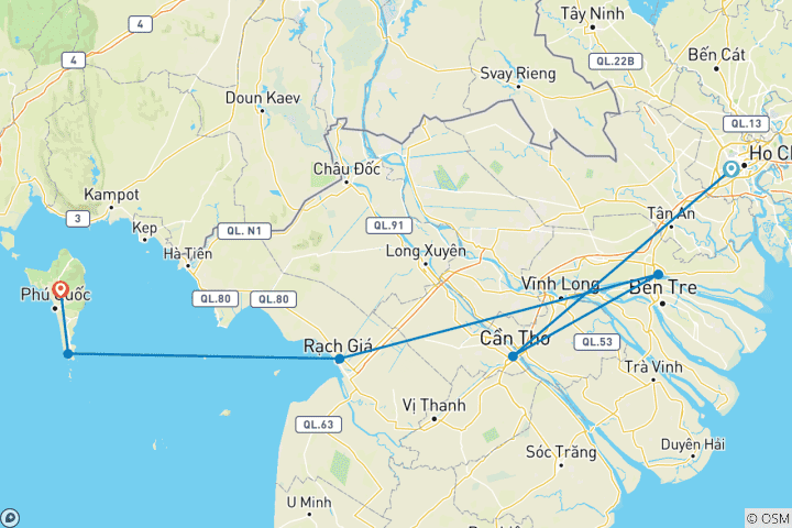 Map of Vietnam's Secrets: Mekong, Markets, and Magic Beaches