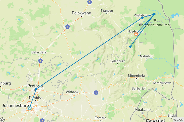Map of Rooibos Rhapsodie - Teezeit in Südafrika