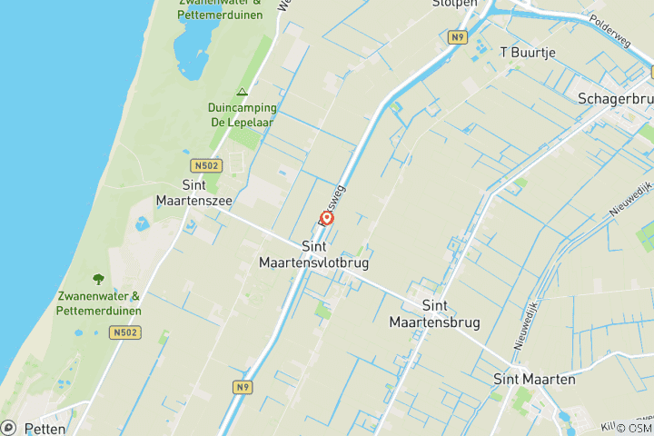 Carte du circuit Naviguez et faites de la plongée en apnée autour de Saint-Martin : Circuit écologique autour de l'île