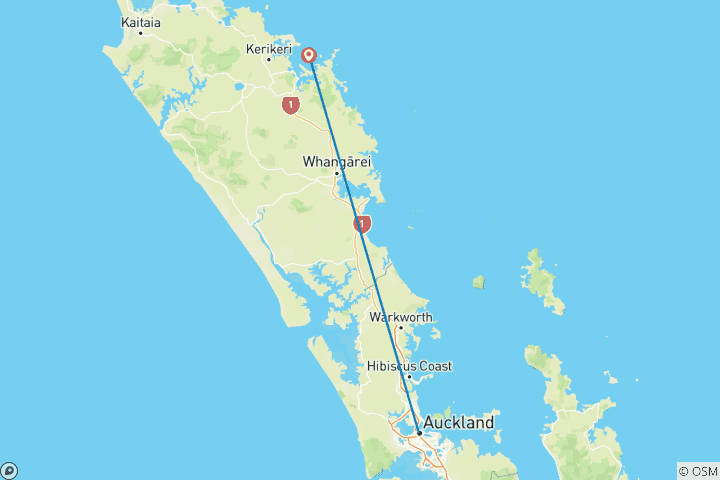 Carte du circuit Joyaux de la baie (2027/2028) (2 destinations)