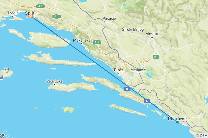 Carte du circuit Au royaume des dragons - Découvrez les lieux de tournage de Game of Thrones