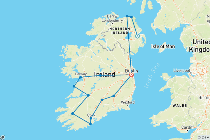 Map of Emerald Isle Route