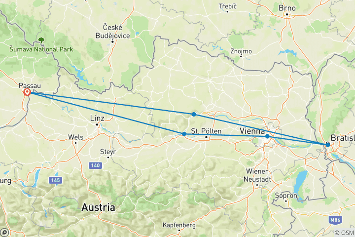 Karte von Donau Weihnachtstraum 2025