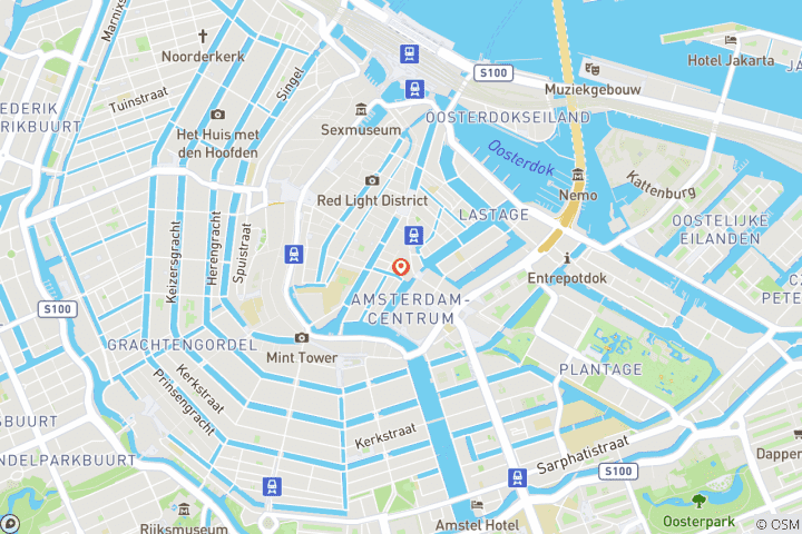 Carte du circuit La Hollande et ses tulipes 2026